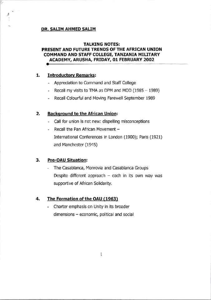 TALKING-NOTES-PRESENT-AND-FUTURE-TRENDS-OF-THE-AFRICAN-UNION-COMMAND-AND-STAFF-COLLEGE-TANZANIA-MILITARY-ACADEMY-ARUSHA-FRIDAY-01-FEBRUARY-2002.pdf